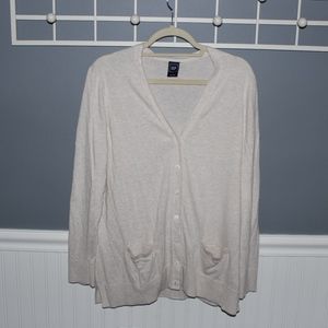 Cream knit cardigan
